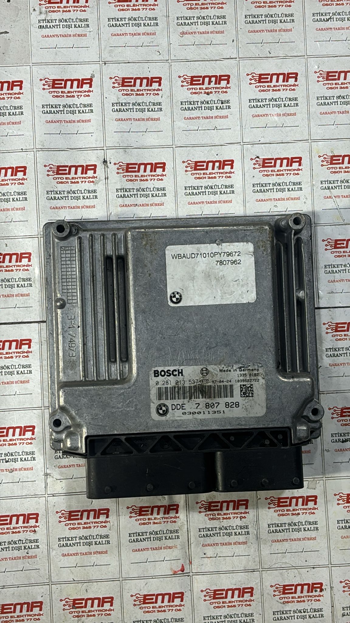 BMW E90 E87 118D MOTOR BEYNİ 0 281 013 537